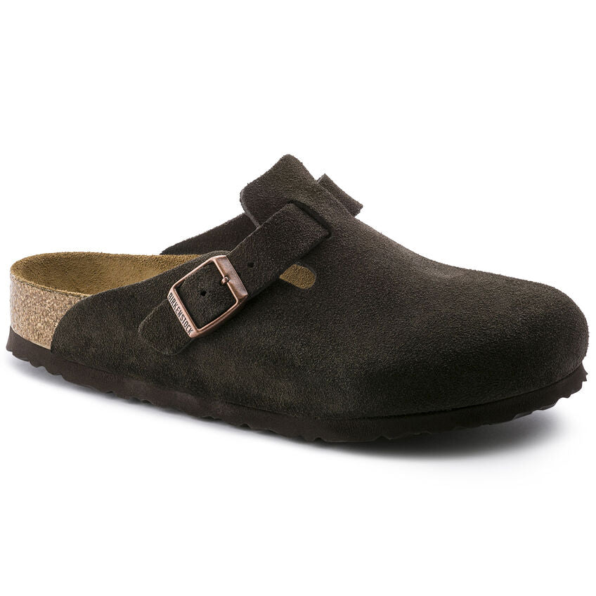 Birkenstock Boston Mocha Suede SFB