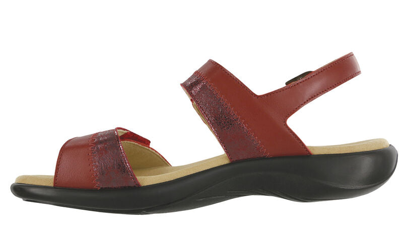 SAS Women's Nudu Sandal RUBY/CABERNET