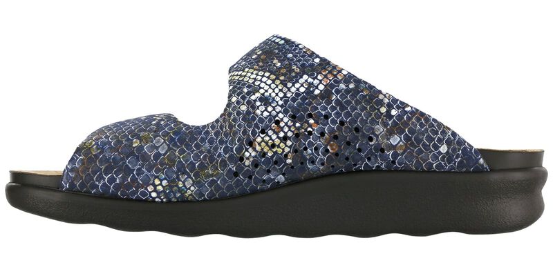 SAS Women's Cozy Slide Sandal MULTISNAKE NAVY