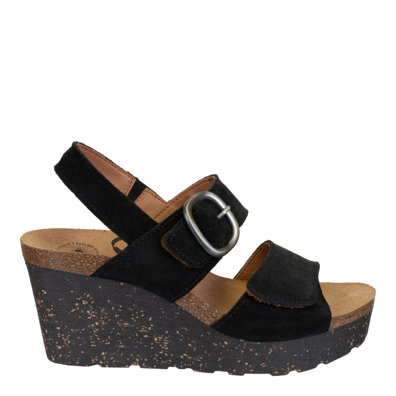 OTBT - PEASANT in BLACK Wedge Sandals