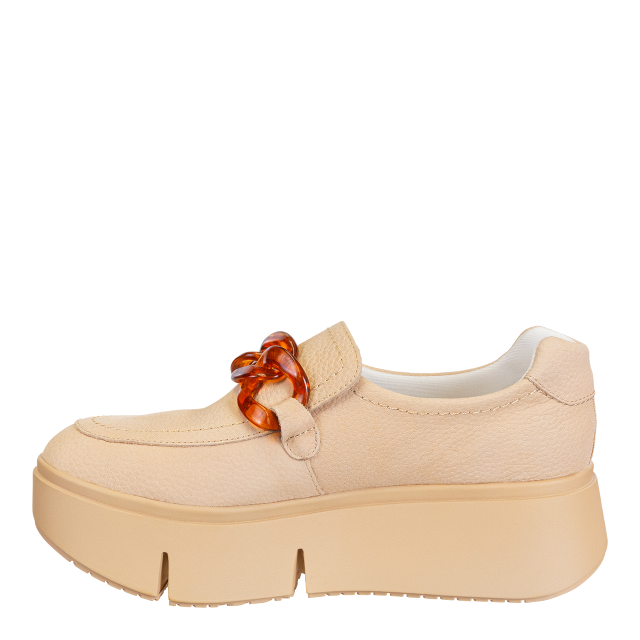 NAKED FEET - PRINCETON in BEIGE Platform Sneakers